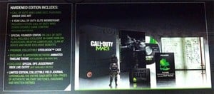 The Supposed Contents Of Call Of Duty: Modern Warfare 3's 'Hardened' Edition.