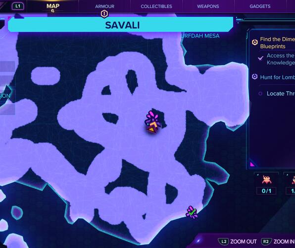 Ratchet & Clank: Rift Apart: Savali (Urfdah Mesa) - All Collectibles: Spybots, Gold Bolts, Armour, Lorbs, CraiggerBears 17