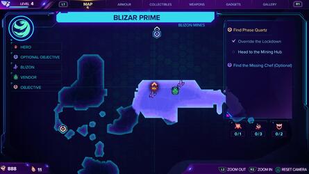 Ratchet & Clank: Rift Apart: Blizar Prime (Blizon Mines) - All Collectibles: Spybots, Gold Bolts, Armour, CraiggerBears 2