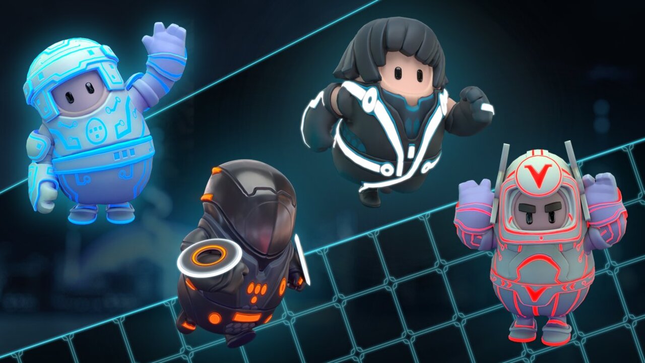 Tron Is the Latest Collaboration with Fall Guys, Several Costumes Arrive  Next Week