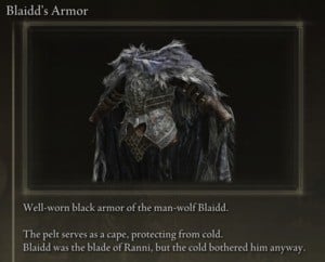 Elden Ring: All Partial Armour Sets - Blaidd's Set - Blaidd's Armor