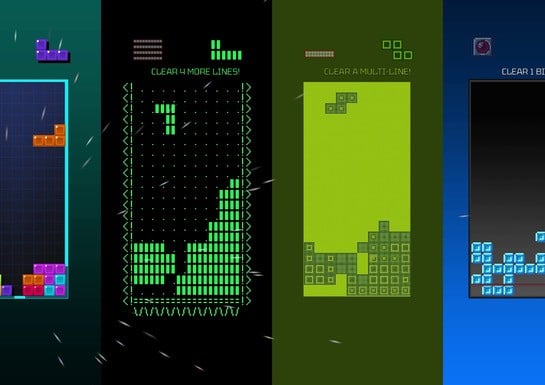 Tetris Time Warp Has You Clearing Lines Across Four Different Eras in Tetris Forever