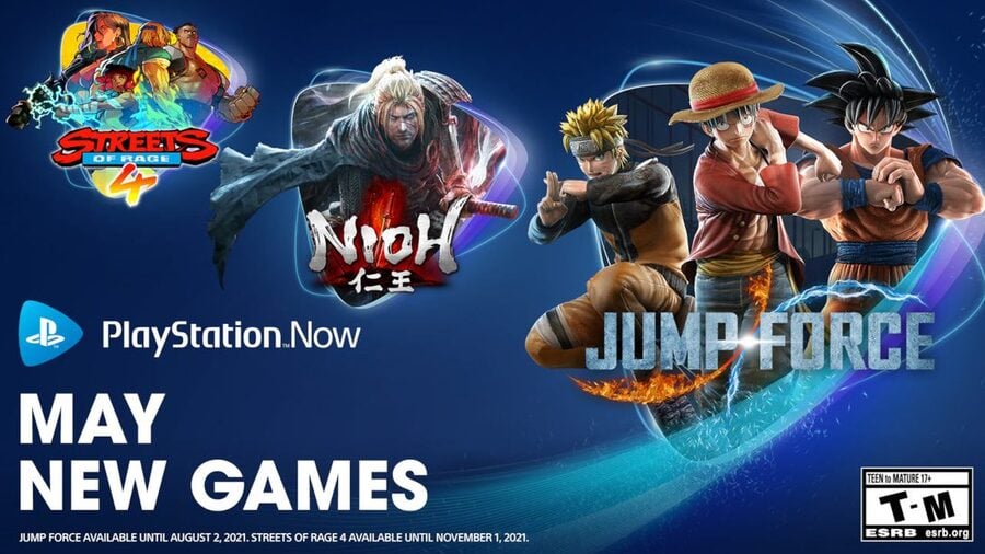 PS Now PlayStation Now May 2021
