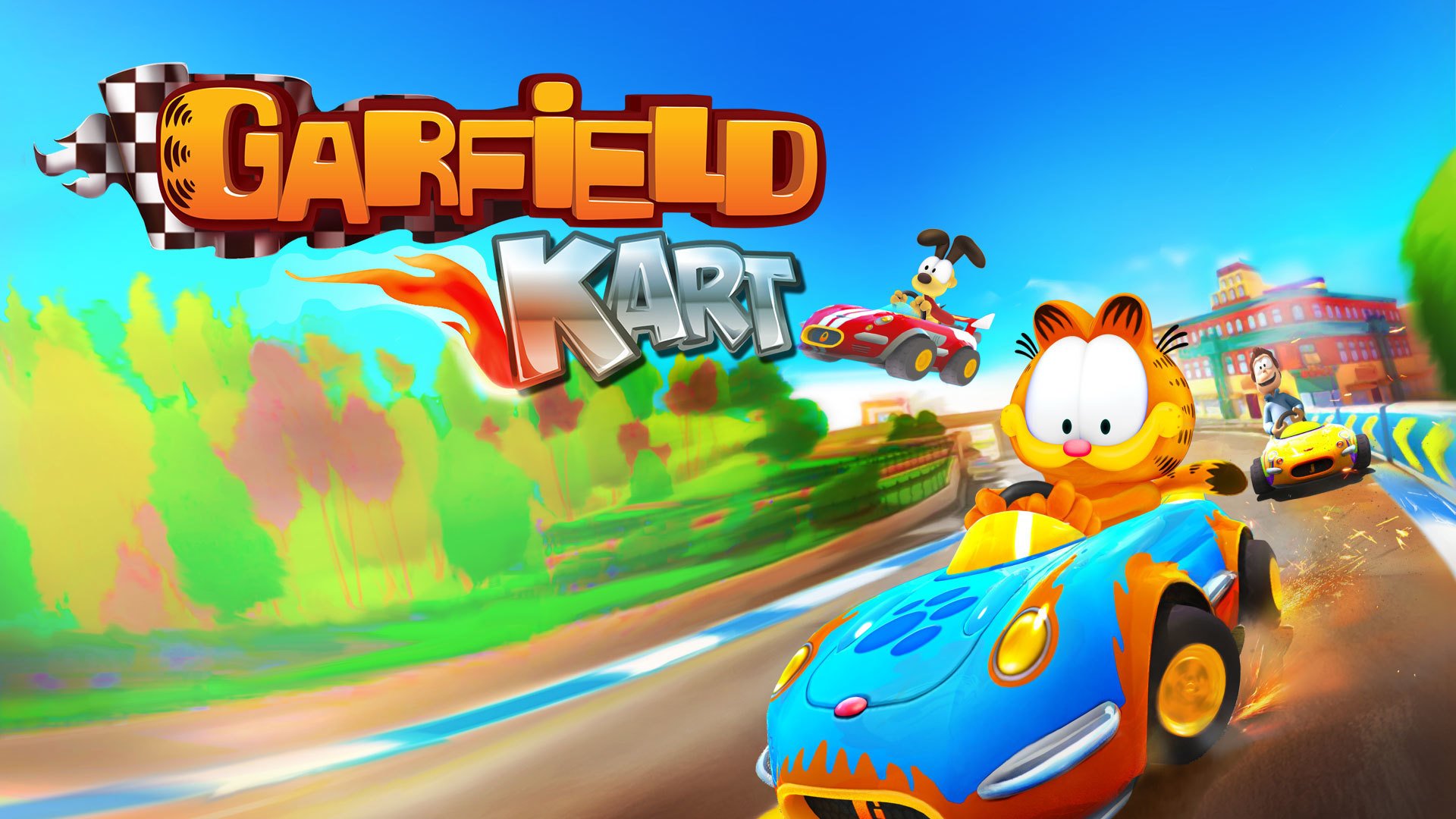 garfield kart furious racing region multiplayer