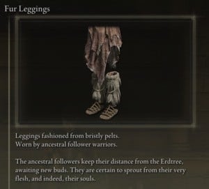 Elden Ring: All Partial Armour Sets - Fur Set - Fur Leggings