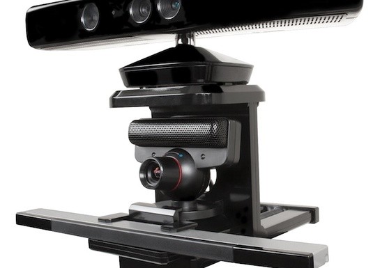 Trimount Makes a PS Eye, Kinect and Wii Sensor Bar Megazord