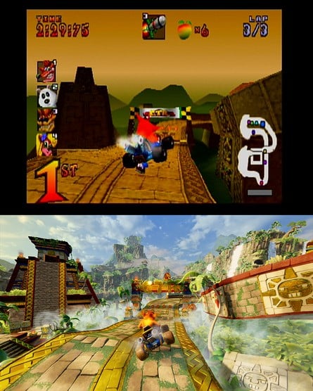 Crash Team Racing Nitro-Fueled Comparison 1 PS4 PlayStation 4