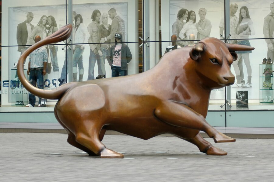 Birmingham: the home of this bloody big bull thing