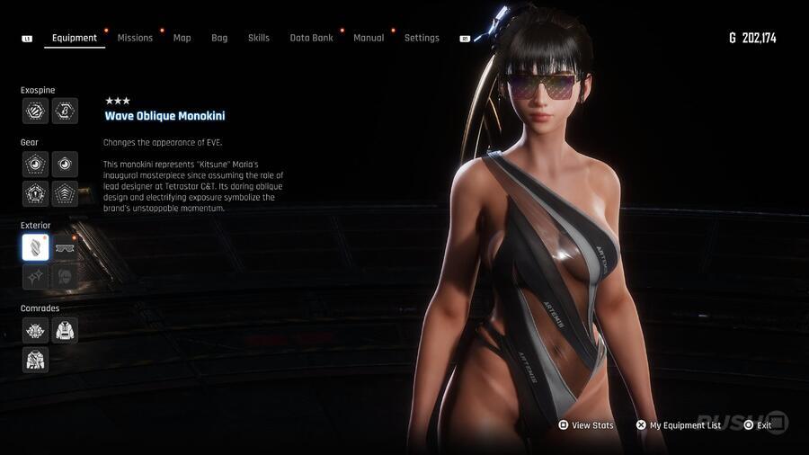 Stellar Blade "Wave Oblique Monokini" Outfit