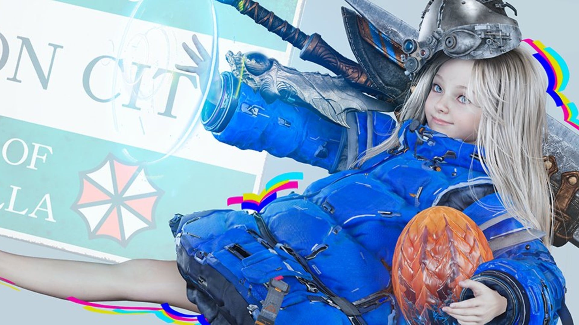 Pragmata's Diana Hacks Resident Evil Social Pages, and It's Just Adorable