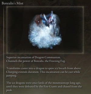 Elden Ring: Offensive Incantations - Borealis's Mist