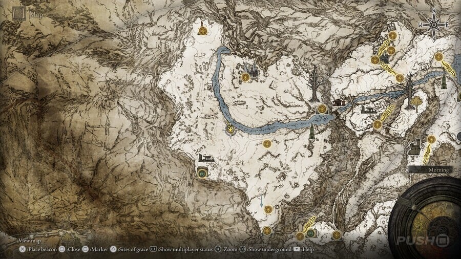 Consecrated Snowfield Key Map