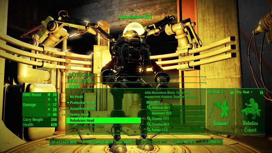 Fallout 4 Automatron: How to Build the Best Robots Guide 5