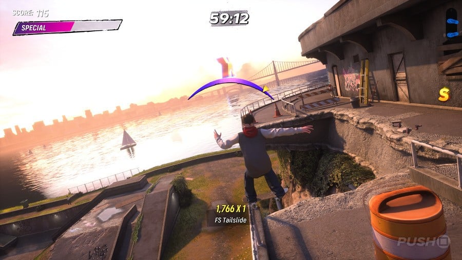 Tony Hawk's Pro Skater 3 + 4: Alcatraz Walkthrough - All Park Goals and Collectibles 6