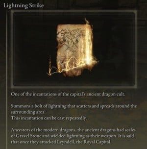 Elden Ring: Offensive Incantations - Lightning Strike