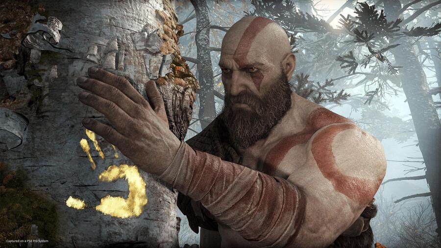 Why is Kratos so pale?