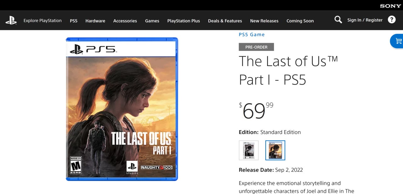 Does The Last of Us Part 1 on PS5 use the TLOU2 engine?