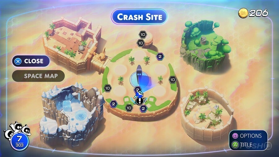 Astro Bot: Crash Site Walkthrough - All Collectibles: Bots, Puzzle Pieces 3