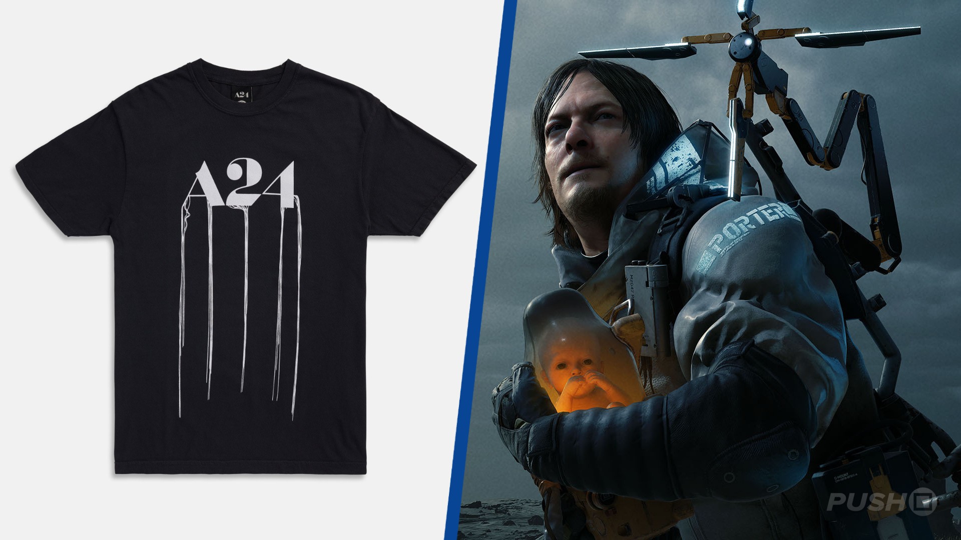 A24 × DEATH STRANDING Tシャツ A24 × DEATH STRANDING Tシャツ – KOJIMA PRODUCTIONS STORE