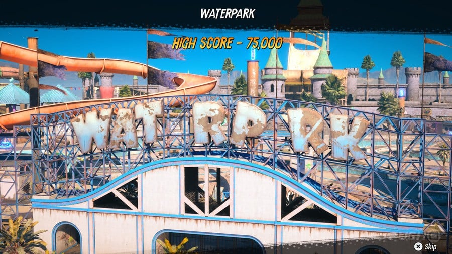 Tony Hawk's Pro Skater 3 + 4: Waterpark Walkthrough - All Park Goals and Collectibles 2