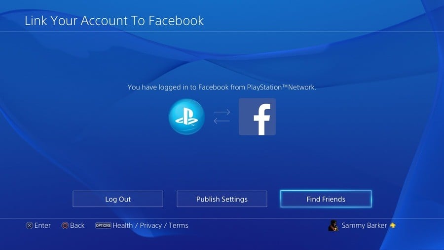 Find Facebook Friends PS4 PlayStation 4 Guide