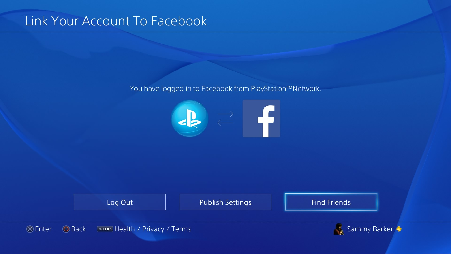 how to find settings on ps4