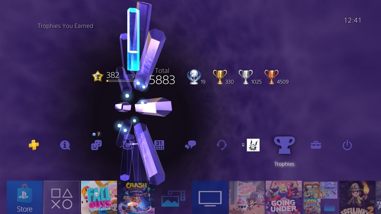 Playstation store trophy system