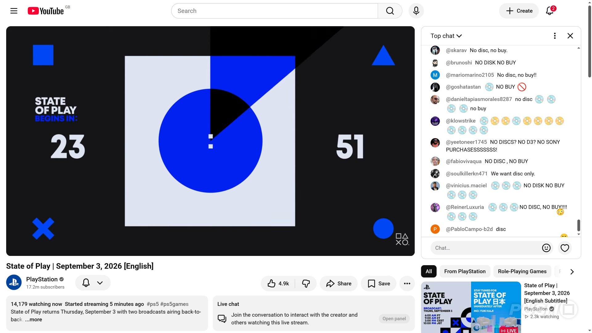 State of Play's Live Chat Was a Total Mess, and I Wonder What Sony's Going to Do About It