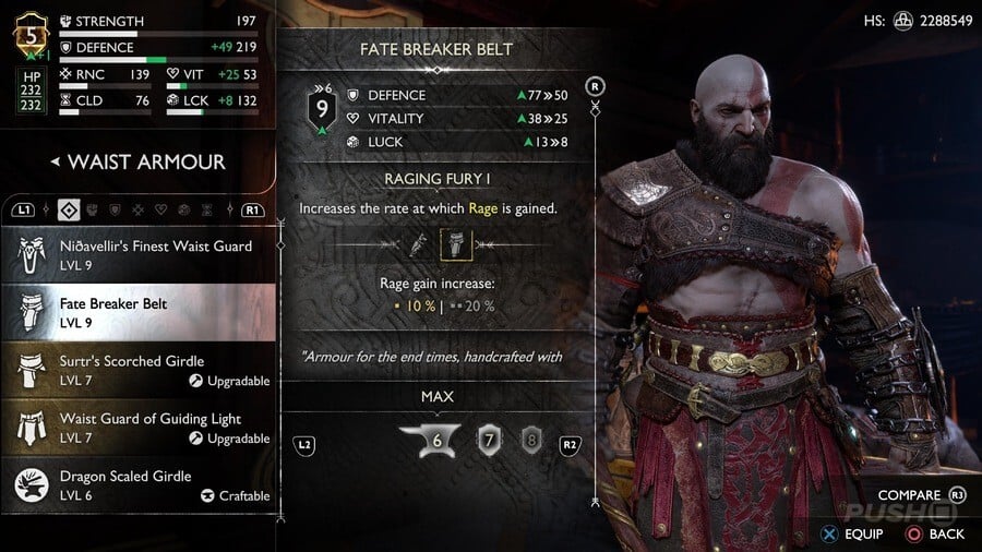 God of War Ragnarok: All Waist Armour Locations and Upgrades 21