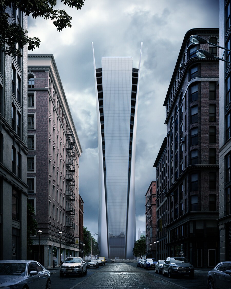 PS5 PlayStation 5 Skyscraper