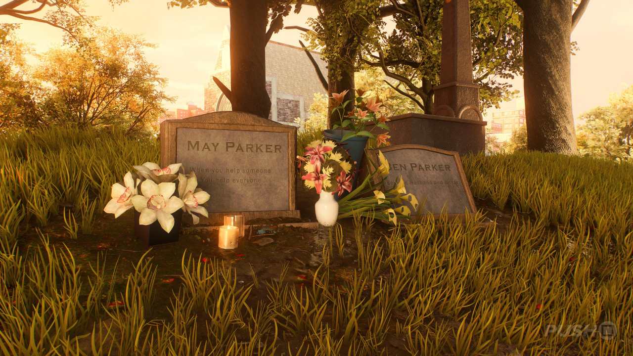 Spider-Man 2 You Know What to Do Trophy Guide: Aunt May's grave location