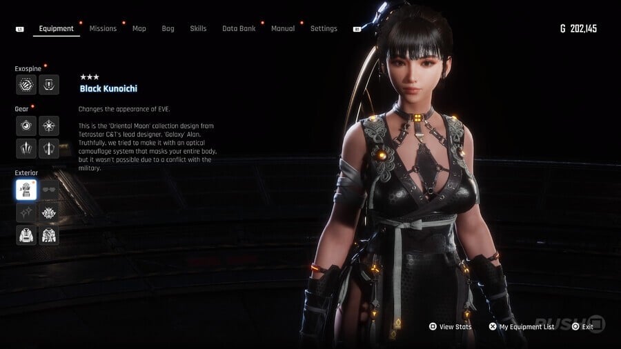 Stellar Blade "Black Kunoichi" Outfit