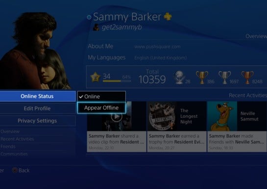 How to Appear Offline on PS4