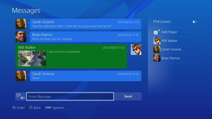 Messages PS4 PlayStation 4 Maintenance