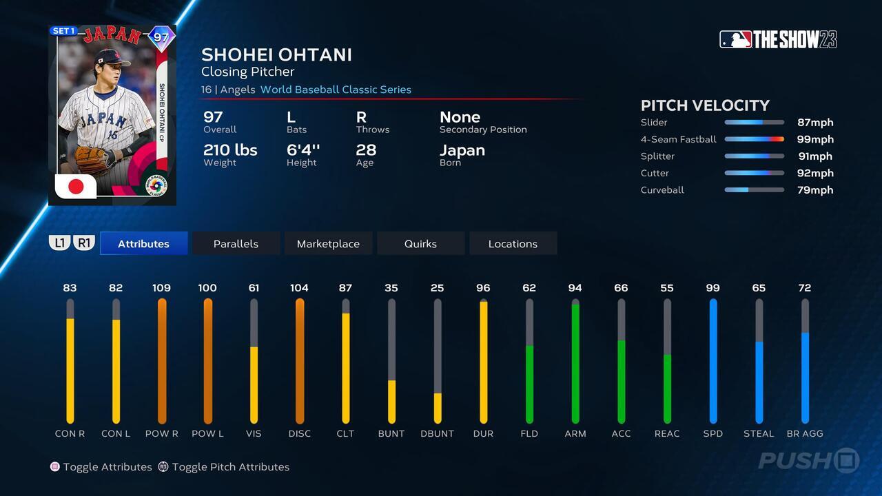 MLB The Show 23 All Player Attributes and Terminology Explained Push