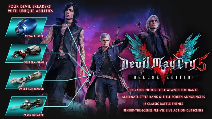 Devil May Cry 5 Deluxe Edition PS4 PlayStation 4