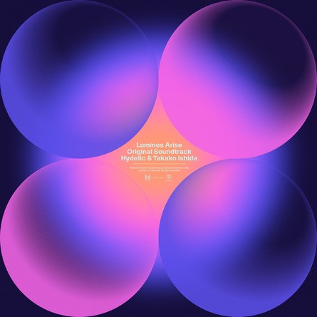 Cover art for the Lumines Arise OST (left) and 'Arise' single (right).