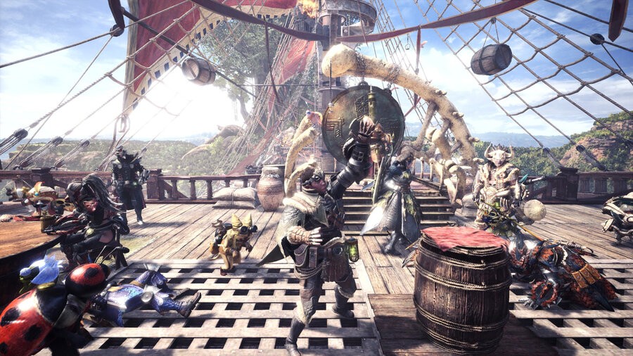 How to play with friends in Monster Hunter World