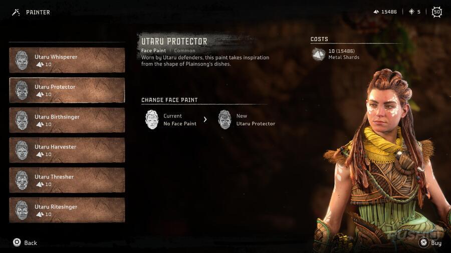 Horizon Forbidden West All Face Paints and How to Use Them Push Square