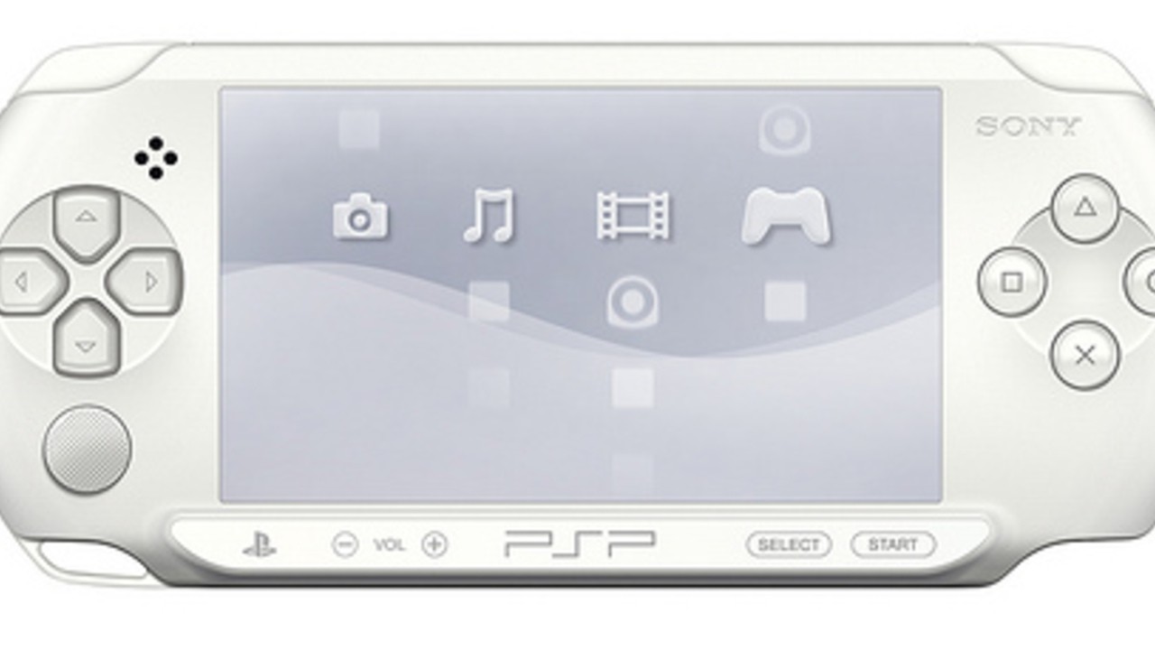 the Ice White PSP-E1000 | Push Square