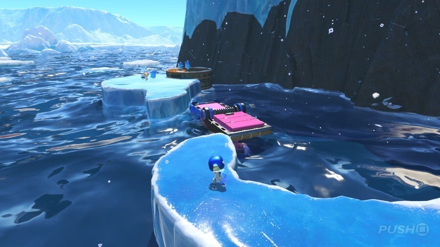 Astro Bot: Frozen Meal Walkthrough - All Collectibles: Bots, Puzzle Pieces 9