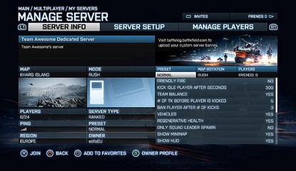 Battlefield 3 Patch Brings Server Rentals to PS3