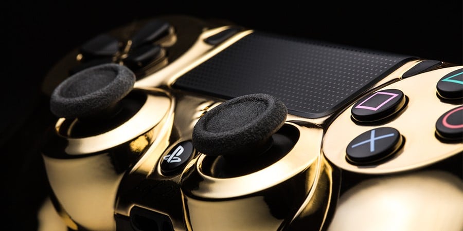 DualShock 4 PS4 Controller Gold 1