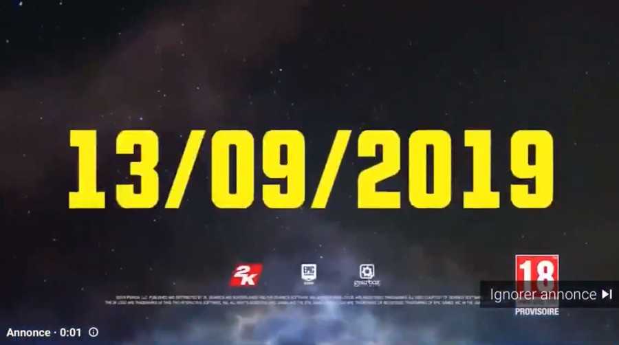 Borderlands 3 Release Date Advert Screenshot