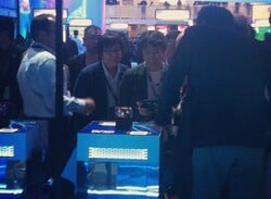 Shigeru Miyamoto Enjoys a Moment with Tearaway