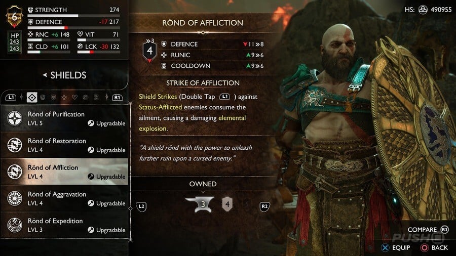 God of War Ragnarok: All Shields Attachments Locations and Upgrades 7