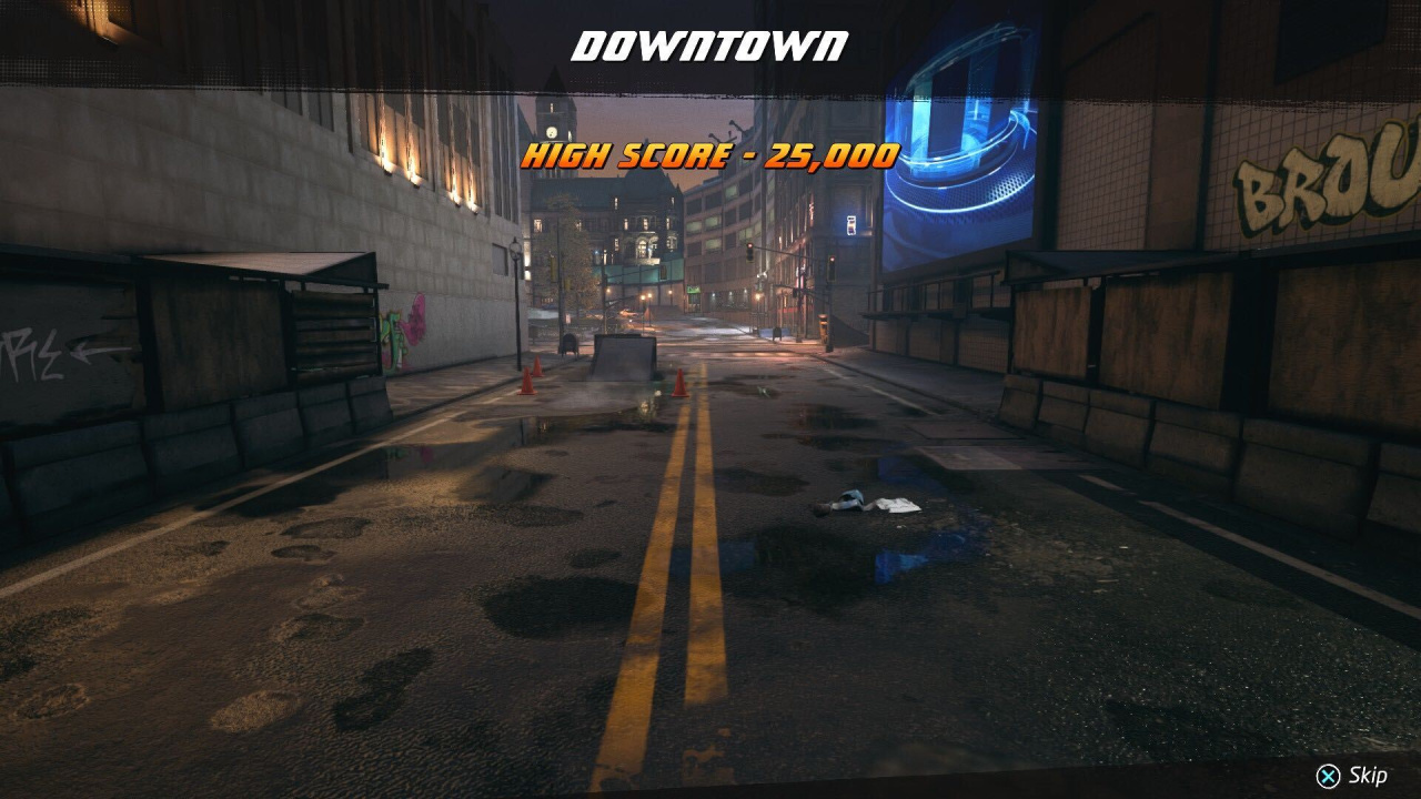 Tony Hawk's American Wasteland: Downtown Gaps! 