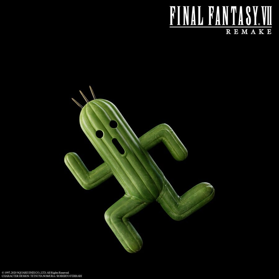 Final Fantasy VII Remake Cactuar Summon Art