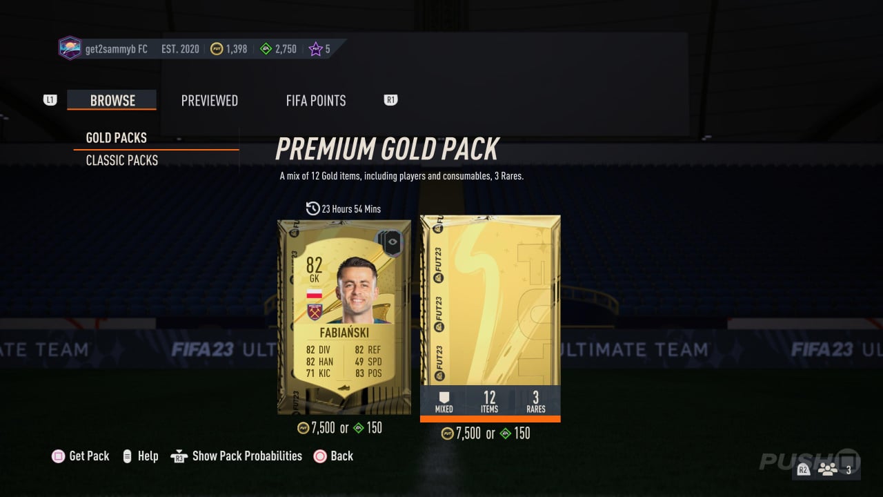 FIFA 23: All Packs And Prices In Ultimate Team