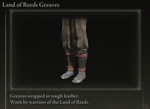 Elden Ring: All Full Armour Sets - Samurai Set - Land of Reeds Greaves